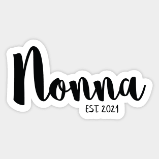 Nonna Pregnancy Announcement Sticker
